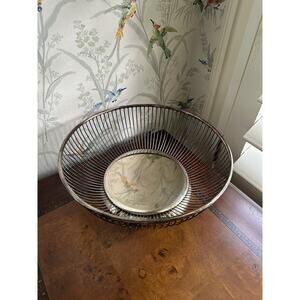 Gorham Silver Fruit Bowl YC742, 9.5" wire, round